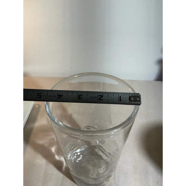 Mid-Century Modern Mid 20th Century Orrefors Vicke Lindstrand Engraved Ship Crystal Vase For Sale - Image 3 of 7