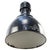 Industrial Industrial Pendant Light in Dark Blue Enamel and Brass, 1950s For Sale - Image 3 of 5