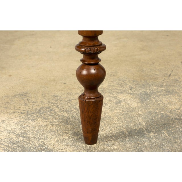 Mid-19th Century French Louis Philippe Walnut Writing Table For Sale - Image 11 of 18