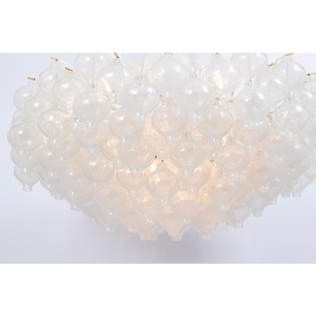 Large Tulipan Glass Chandelier from Kalmar, 1960s For Sale - Image 6 of 18