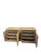Late 20th Century Postmodern Burlwood & Fluted Door Nightstands With Matching Dresser, 3 Pieces For Sale - Image 4 of 12
