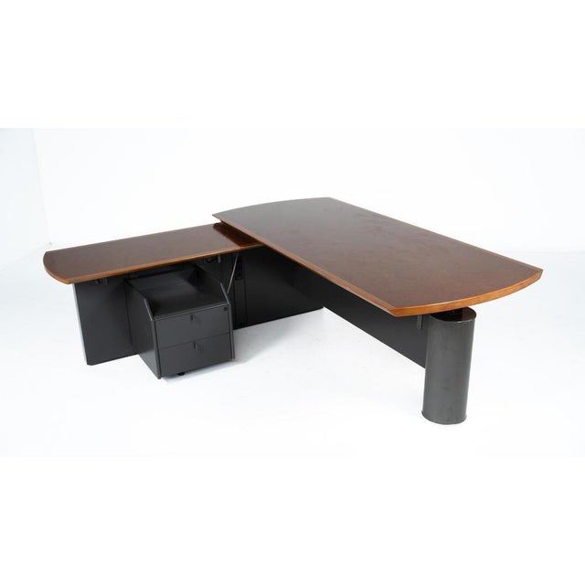 Large Artona Desk by Afra & Tobia Scarpa for Maxalto, 1970s For Sale - Image 16 of 18