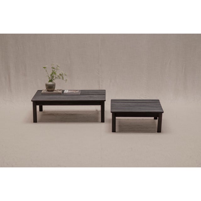 Mid-Century Dutch Lattenbank Coffee Tables, 1960s, Set of 2 For Sale - Image 12 of 12