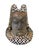 Vintage Large African Tribal Beaded Kuba Royal Head Mask Congo 15" H For Sale - Image 9 of 9