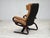 Norwegian Leather and Bentwood Adjustable Lounge Chair, 1970s For Sale - Image 15 of 18