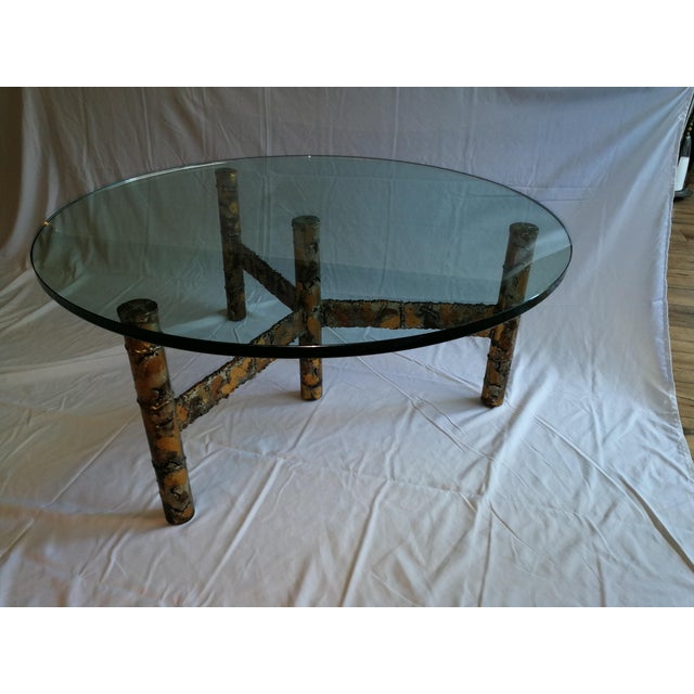 Paul Evans Style Brutalist Coffee Table For Sale - Image 4 of 11