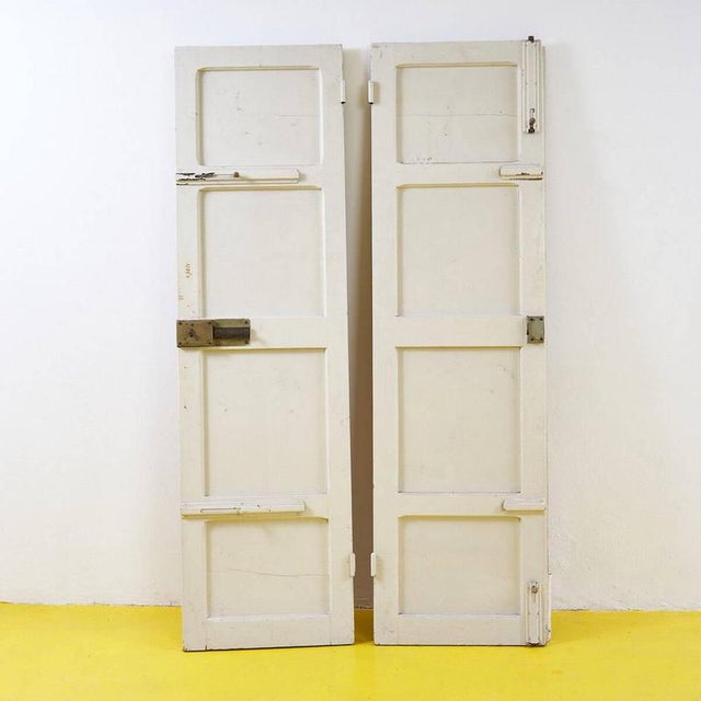 Vintage Wooden Doors, Set of 2 For Sale - Image 6 of 12