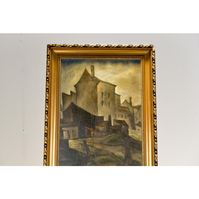 City View Berlin Street, 1925, Oil on Cardboard, Framed For Sale - Image 6 of 9