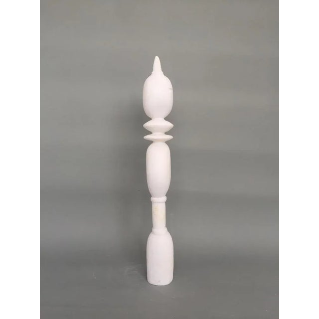 Not Yet Made - Made To Order Cat King Naxian Marble Sculpture by Tom Von Kaenel For Sale - Image 5 of 6