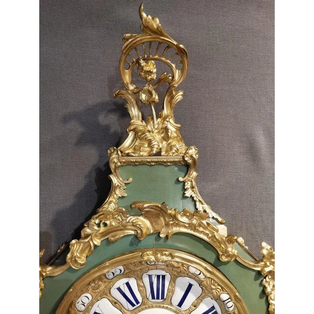 18th Century Clock by Gille L'aine / A Paris For Sale - Image 4 of 9