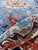 Sky Blue Blue Persian Bidjar Design Hand-Knotted Wool Rug, 09'01 X 11'10 For Sale - Image 8 of 10