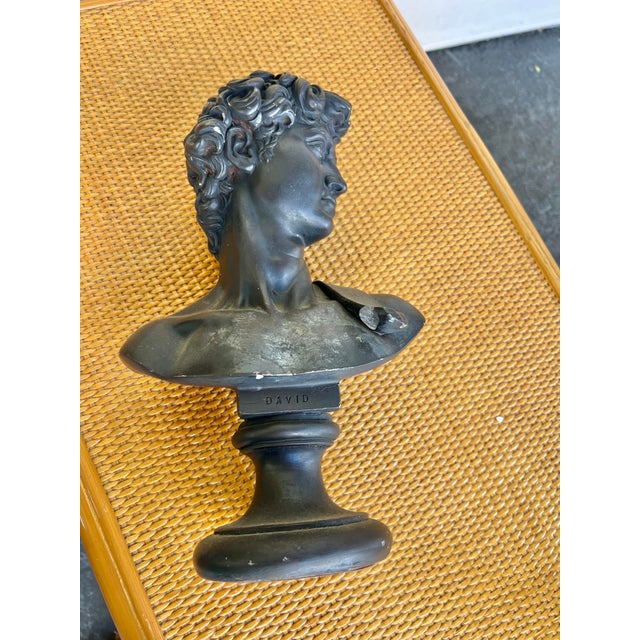 Vintage Bust of Michelangelo's "David" Estate of Bernie Madoff For Sale In West Palm - Image 6 of 8