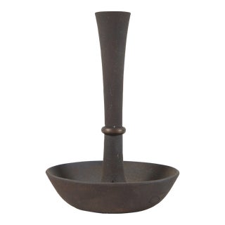 Jens Quistgaard Cast Iron Candle Holder for Dansk For Sale