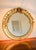 1960s Vintage Hollywood Regency Lighted Rose Mirror in Gilt Metal, 1960s For Sale - Image 5 of 7