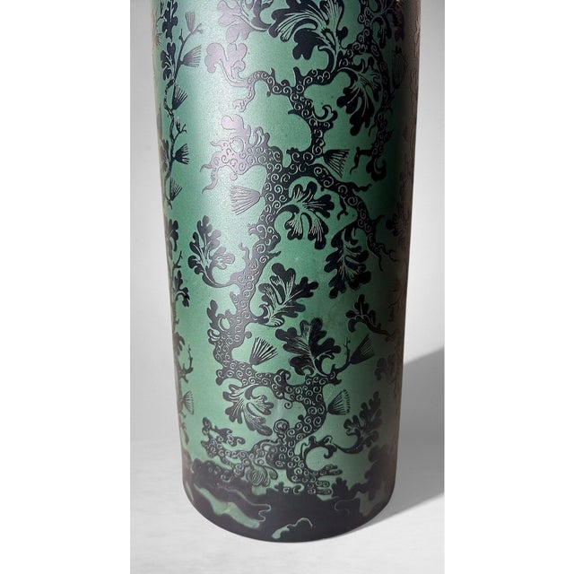 Finzi “Oro Zecchino” Decorated Ceramic Vase For Sale - Image 6 of 18