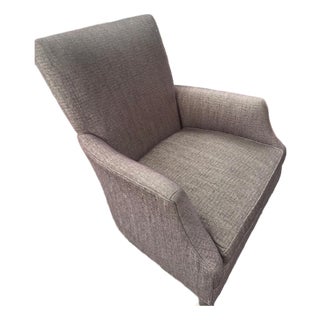Arhaus Contemporary High - Back Upholstered Accent Chair For Sale