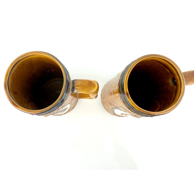 Mid Century Knobler Japan Hand Painted Horse Mugs- Set of 2 For Sale - Image 9 of 11