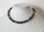 Contemporary South Sea Tahitian Black Pearl Necklace With 14k White Gold Clasp For Sale - Image 3 of 9