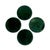 Natural Green Marble Coasters - Set of 4 For Sale In Miami - Image 6 of 8