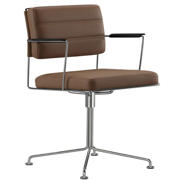 One Collection Time Chair Frame in Chrome and Upholstery from Henrik Tengler For Sale - Image 13 of 13