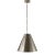 Thomas O'Brien for Visual Comfort Signature Goodman Small Hanging Light in Antique Nickel with Antique Nickel Shade For Sale