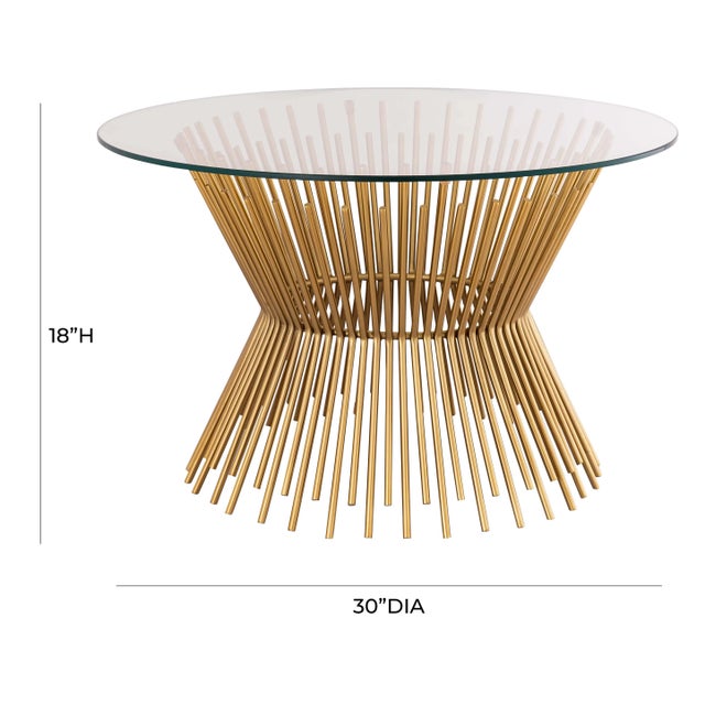 2020s Grace Glass Coffee Table For Sale - Image 5 of 7