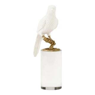 Parrot On Crystal - Round, Large For Sale