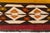 Mid 20th Century Handwoven Geometric Medallion & Striped Tribal Rug For Sale - Image 10 of 10