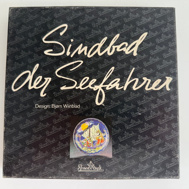 Rosenthal Sindbad the Sailor Plate No. I by Bjørn Wiinblad for Rosenthal, Germany, 1970s For Sale - Image 4 of 5