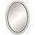 The Thomkins Tavern centers a serene oval mirror within a beaded silver rectangular frame, marrying two classical shapes...