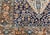 Antique Persian Malayer Area Rug, Hand-Knotted Wool, Geometric Medallion Pattern, Ivory & Navy,5x7 For Sale - Image 15 of 17