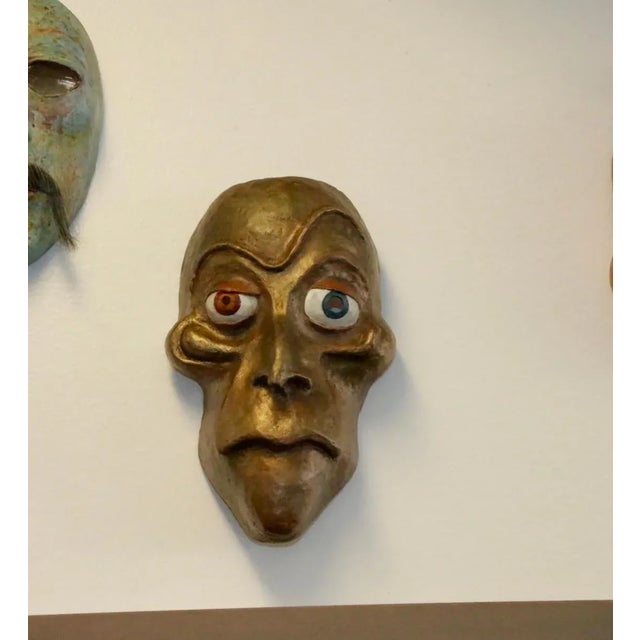 Scott Thewes Hand Made Masks - Set of 7 For Sale - Image 4 of 10