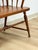 Vintage Maple Spindle Two-Seat Bench Double Crest Turned Legs Farmhouse For Sale - Image 18 of 18