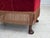 Vintage Danish Oak Armchair with Velour Upholstery, 1950s For Sale - Image 16 of 17