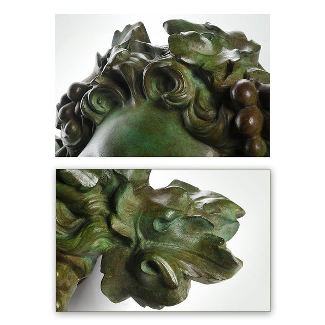 Bronze Masks, Set of 4 For Sale - Image 6 of 18