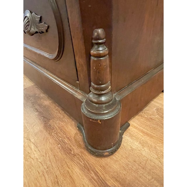 Wood Antique 19th Century Victorian Eastlake Walnut Dresser For Sale - Image 7 of 10
