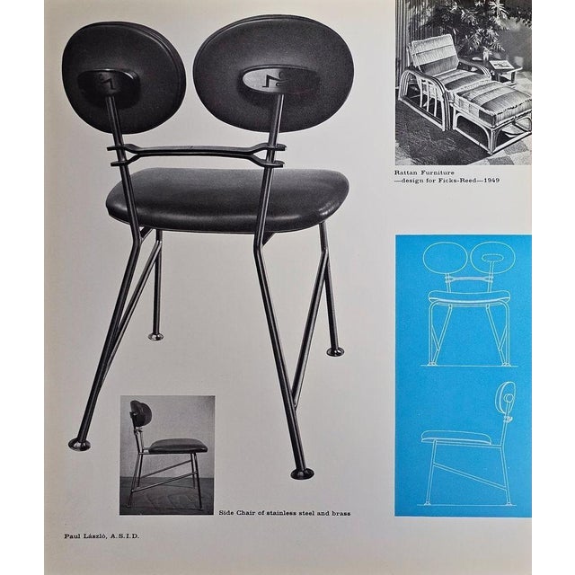 Rare Restored Museum Quality 3-Strand Rattan Settee, Paul Laszlo for Ficks Reed For Sale In Los Angeles - Image 6 of 8