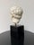 Classical Roman Antique-Style Classical Roman Head Bust on Custom Stand For Sale - Image 3 of 8