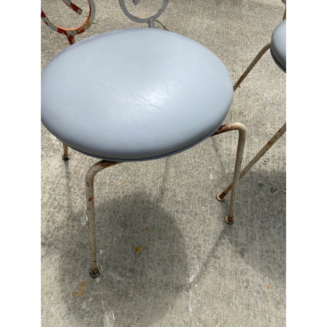 Mid-Century Modern 1970s Salterini Style Outdoor Chairs - A Pair For Sale - Image 3 of 7