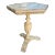 Primitive Rustic Chippy Paint Wooden Side Table For Sale