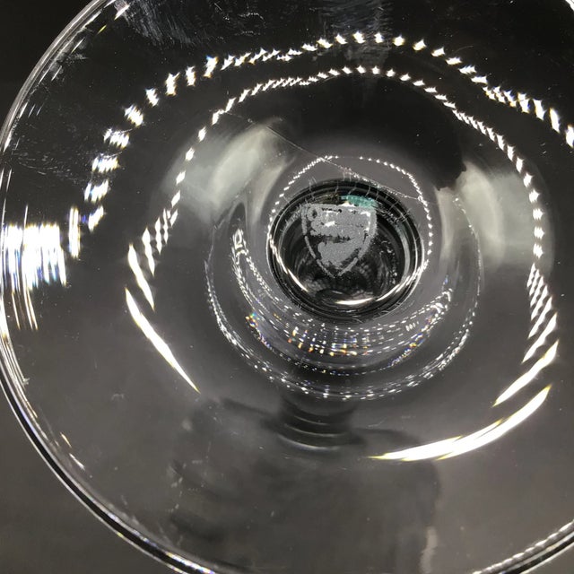 Louis Roederer Lucite Champagne Cooler Bucket With 2 Orrefors Toasting Flutes- Group of 3 For Sale - Image 12 of 12