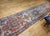 Antique Persian Malayer Runner Rug, Hand-Knotted Wool, Geometric Pattern, 4x20, Ivory & Blue For Sale - Image 14 of 14