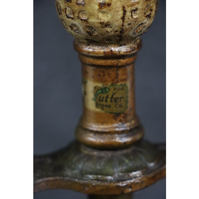 Wellington Stone Parlor Putter Golf Smoking Stand For Sale - Image 9 of 17