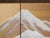 1960s Shōwa Era Japanese Silk Byobu Screen "Mountain Landscape With Pine Trees" For Sale - Image 12 of 18