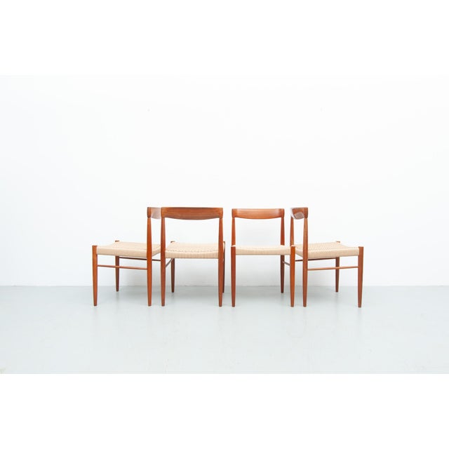 Dining chairs made of solid teak with a clean, light design. Slender legs and balanced proportions characterize the...