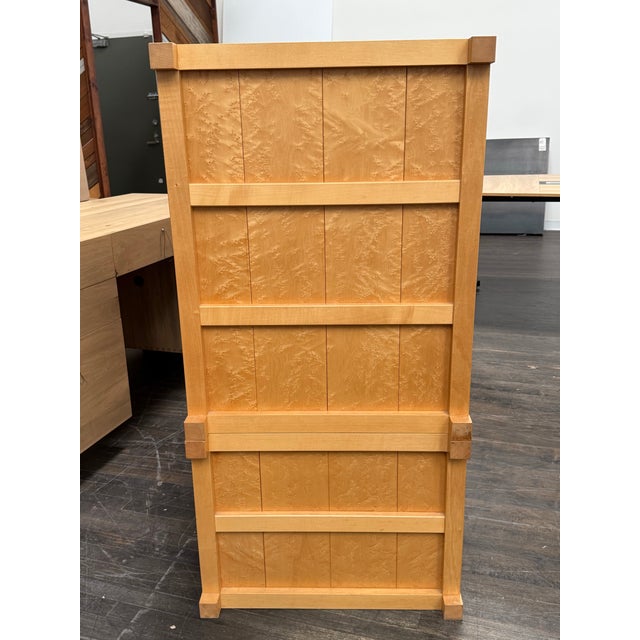 Berkeley Mills Maple Audio/Visual Tansu Cabinet For Sale In San Francisco - Image 6 of 12