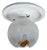 Space Age Murano Glass Sphere Ceiling Lamp from Mazzega, 1970s For Sale