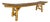Oversized 73" Mid-Century Curved Bamboo Sling Bench – Japanese Zen Style For Sale