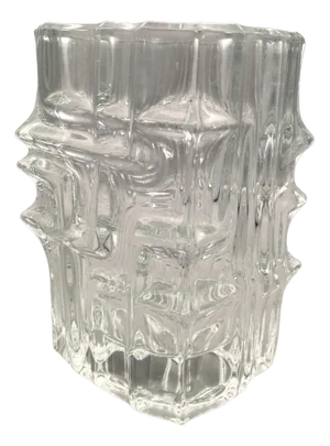 Glass Vase attributed to Vladislav Urban for Sklo Union Glassworks, 1960s