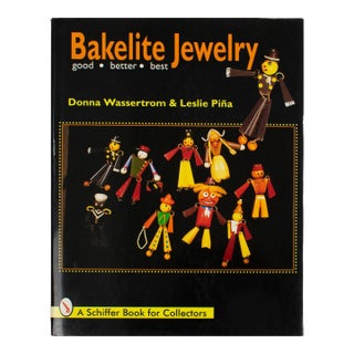 Bakelite Jewelry, Good, Better, Best, English Book by Donna Wassertrom, 1997 For Sale